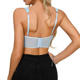 Blue Wired Corset top